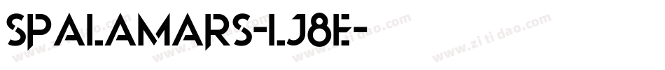 SpalaMars-Lj8E字体转换