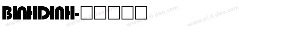 BINHDINH字体转换