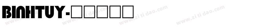 BINHTUY字体转换