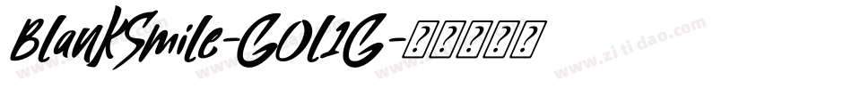 BlankSmile-GOl1G字体转换