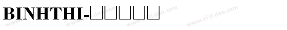 BINHTHI字体转换