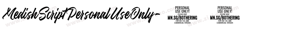 MedishScriptPersonalUseOnly-48eW字体转换