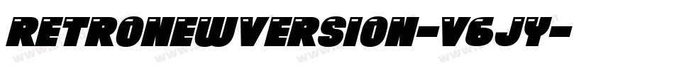 RetroNewVersion-v6Jy字体转换