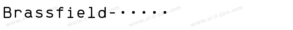 Brassfield字体转换