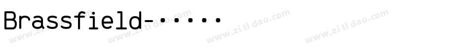 Brassfield字体转换