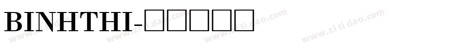 BINHTHI字体转换