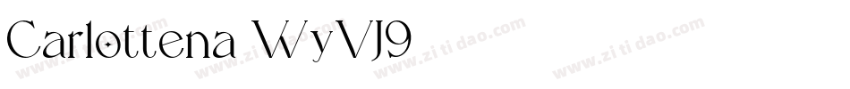 Carlottena-WyVJ9字体转换