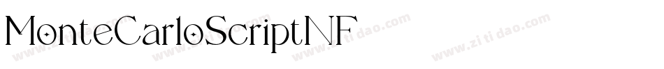 MonteCarloScriptNF字体转换