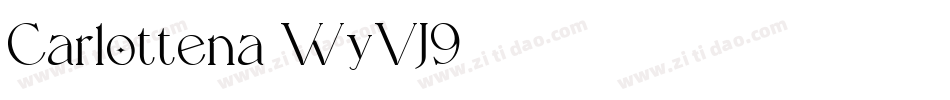 Carlottena-WyVJ9字体转换