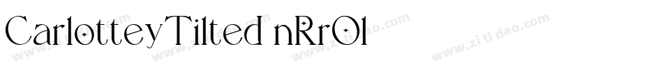 CarlotteyTilted-nRrO1字体转换