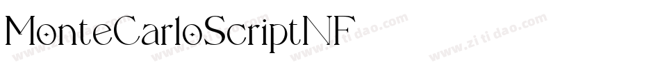 MonteCarloScriptNF字体转换