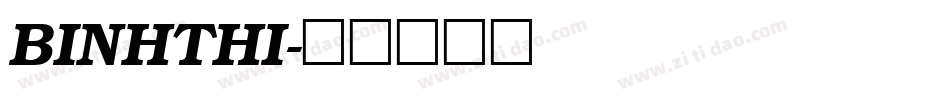 BINHTHI字体转换