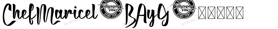 ChefMaricel-BAyG字体转换