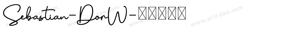 Sebastian-DorW字体转换