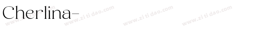 Cherlina字体转换