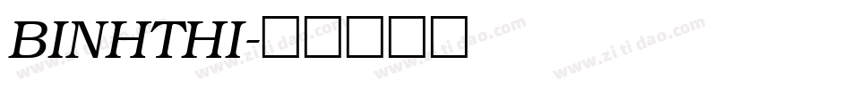 BINHTHI字体转换