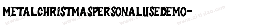 MetalChristmasPersonalUseDemo-4p8x字体转换