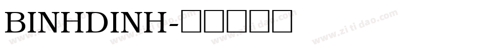 BINHDINH字体转换
