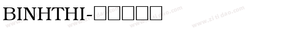 BINHTHI字体转换