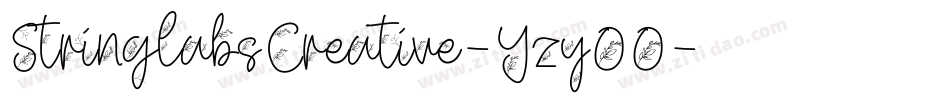 StringlabsCreative-YzyOO字体转换