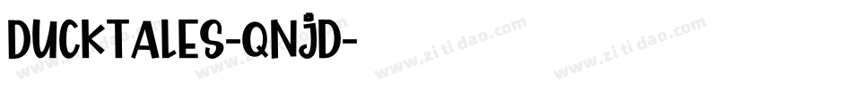 Ducktales-qnjd字体转换