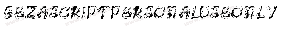 GezaScriptPersonalUseOnly-n9LV字体转换