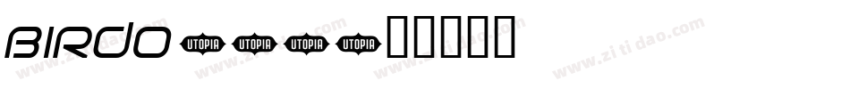BIRDO___字体转换