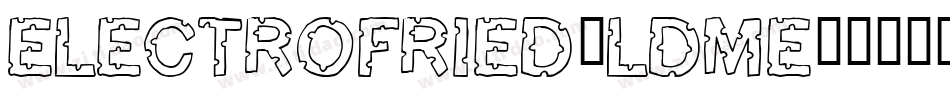 Electrofried-lDMe字体转换