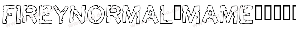 FireyNormal-MAMe字体转换