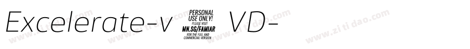 Excelerate-v8VD字体转换