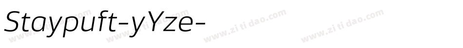 Staypuft-yYze字体转换