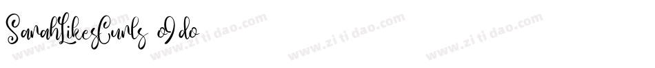 SarahLikesCurls-o9do字体转换