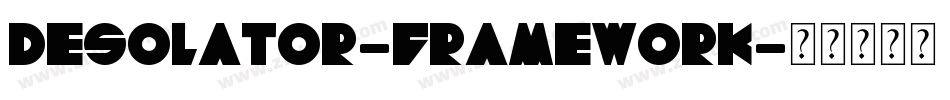 Desolator-Framework字体转换