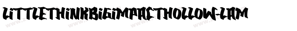 LittleThinkBigImpactHollow-lamw字体转换