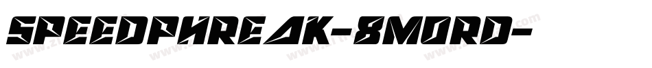SpeedPhreak-8MORD字体转换