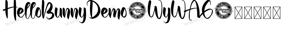 HelloBunnyDemo-WyWAG字体转换
