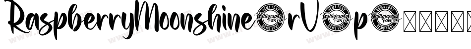 RaspberryMoonshine-rV0p字体转换
