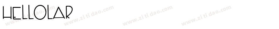 HELLOLAR字体转换