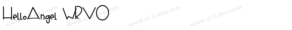 HelloAngel-WRVO字体转换