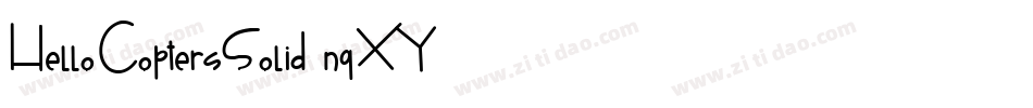 HelloCoptersSolid-nqXY字体转换