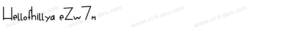 Hellofhillya-eZw7m字体转换