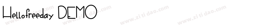 Hellofreeday-DEMO字体转换