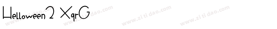 Helloween2-XqrG字体转换