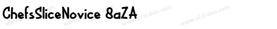 ChefsSliceNovice-8aZA字体转换
