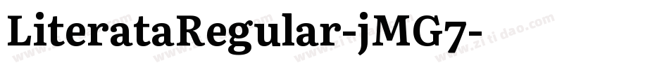 LiterataRegular-jMG7字体转换