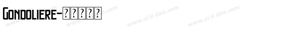 Gondoliere字体转换
