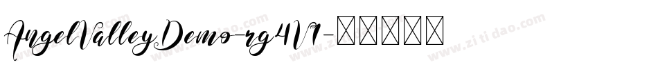 AngelValleyDemo-rg4V7字体转换