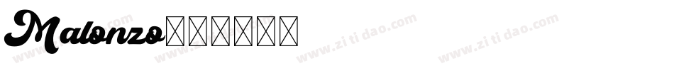 Malonzo字体转换
