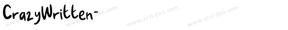 CrazyWritten字体转换