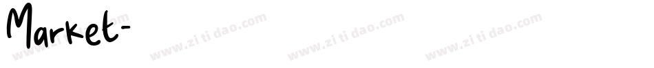 Market字体转换